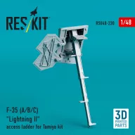  ResKit Models F-35 (A/B/C) Lightning II access ladder for Tamiya kit (3D Printed) 1:48 (RSU48-0230)