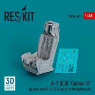   ResKit Models A-7 (E,D) Corsair II ejection seat IC-2 / IG-2 early for HobbyBoss kit (3D Printed) 1:48 (RSU48-0242)