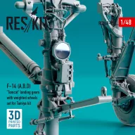   ResKit Models F-14 (A,B,D) Tomcat landing gears with weighted wheels set for Tamiya kit (Resin & 3D Printed) 1:48 (RSU48-0259)