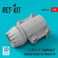   ResKit Models F-35 (A, C) Lightning II exhaust nozzle for Tamiya kit 1:48 (RSU48-0261)