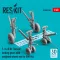 ResKit Models F-14 (A,B,D) Tomcat landing gears with weighted wheels set for GWH kit (Resin & 3D Printed) 1:48 (RSU48-0262)