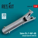 ResKit Models Sabre (F.4, F-86F-40) exhaust nozzle for Airfix kit (3D Printed) 1:48 (RSU48-0268)