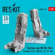  ResKit Models Ejection seat MB Mk.10LH for Hawk T.2,67,100/102,127,CT-155 (3D Printed) 1:48 (RSU48-0270)