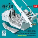 ResKit Models F-16C Block 52+ Fighting Falcon cockpit PolAF/HAF (Detailed edition) (3D Printed) for Kinetic 1:48 (RSU48-0278)