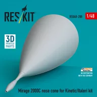   ResKit Models Mirage 2000C nose cone for Kinetic/Italeri kit (3D Printed) 1:48 (RSU48-0288)