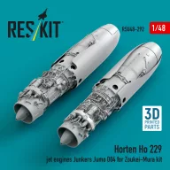   ResKit Models Horten Ho 229 jet engines Junkers Jumo 004 (3D Printed) for Zoukei-Mura 1:48 (RSU48-0292)