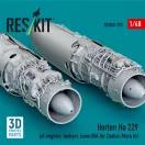 ResKit Models Horten Ho 229 jet engines Junkers Jumo 004 (3D Printed) for Zoukei-Mura 1:48 (RSU48-0292)