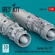   ResKit Models Horten Ho 229 jet engines Junkers Jumo 004 (3D Printed) for Zoukei-Mura 1:48 (RSU48-0292)