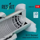 ResKit Models SR-71 Blackbird exhaust nozzles for Revell kit (3D printed) 1:48 (RSU48-0294)