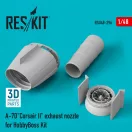 ResKit Models A-7D Corsair II exhaust nozzle for HobbyBoss kit (3D Printed) 1:48 (RSU48-0296)