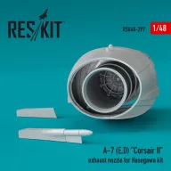   ResKit Models A-7 (E,D) Corsair II exhaust nozzle for Hasegawa kit 1:48 (RSU48-0297)