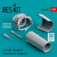   ResKit Models A-7 (E,D) Corsair II exhaust nozzle for Hasegawa kit 1:48 (RSU48-0297)