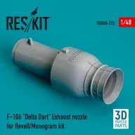   ResKit Models F-106 Delta Dart exhaust nozzle for Revell/Monogram kit 1:48 (RSU48-0313)