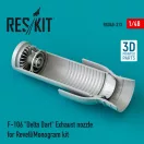 ResKit Models F-106 Delta Dart exhaust nozzle for Revell/Monogram kit 1:48 (RSU48-0313)