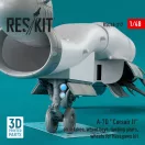 ResKit Models A-7D Corsair II air intakes, wheel bays, landing gears, wheels for Hasegawa kit (3D Printed) 1:48 (RSU48-0317)