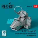 ResKit Models A-7D Corsair II cockpit (Basic edition with 3D decals) for Hasegawa kit (3D Printed) 1:48 (RSU48-0319)
