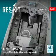  ResKit Models A-7D Corsair II cockpit (Detailed edition) for Hasegawa kit (3D Printed) 1:48 (RSU48-0321)