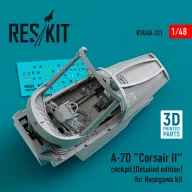   ResKit Models A-7D Corsair II cockpit (Detailed edition) for Hasegawa kit (3D Printed) 1:48 (RSU48-0321)