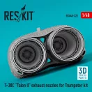 ResKit Models T-38C Talon ll exhaust nozzles for Trumpeter kit (3D Printed) 1:48 (RSU48-0322)