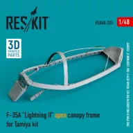   ResKit Models F-35A Lightning II open canopy frame for Tamiya kit (3D Printed) 1:48 (RSU48-0325)