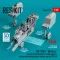 ResKit Models OV-10D+ Bronco Cockpit, landing gears, wheels bay and weighted wheels set for ICM kit (3d Printed) 1:48 (RSU48-0329)