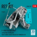 ResKit Models F-105D Thunderchief cockpit late modification (Basic edition with 3D decals) for HobbyBoss kit (3D Printed) 1:48 (RSU48-0336)