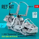 ResKit Models F-105G Thunderchief cockpit (Basic edition with 3D decals) for HobbyBoss kit (3D Printed) 1:48 (RSU48-0337)