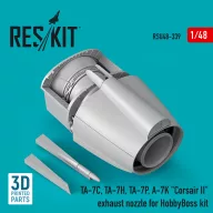   ResKit Models TA-7C, TA-7H, TA-7P, A-7K Corsair II exhaust nozzle for HobbyBoss kit (3D Printed) 1:48 (RSU48-0339)