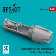   ResKit Models Super Mystere B2 early exhaust nozzle for Azur / Special Hobby kit (3D Printed) 1:48 (RSU48-0348)