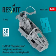   ResKit Models F-105D Thunderchief cockpit early modification (Detailed edition) for HobbyBoss kit (3D Printed) 1:48 (RSU48-0350)
