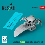   ResKit Models Sea King folded main rotor for Airfix kit (3D printed) 1:48 (RSU48-0353)