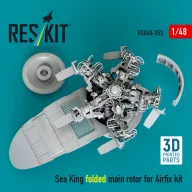   ResKit Models Sea King folded main rotor for Airfix kit (3D printed) 1:48 (RSU48-0353)