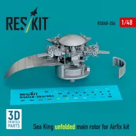   ResKit Models Sea King unfolded main rotor for Airfix kit (3D printed) 1:48 (RSU48-0354)