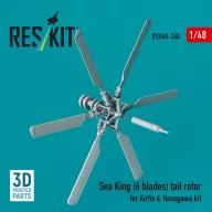   ResKit Models Sea King (6 blades) tail rotor for Airfix & Hasegawa kit (3D printed) 1:48 (RSU48-0360)