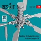 ResKit Models Sea King (6 blades) tail rotor for Airfix & Hasegawa kit (3D printed) 1:48 (RSU48-0360)