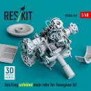 ResKit Models Sea King unfolded main rotor for Hasegawa kit (3D Printed) 1:48 (RSU48-0363)