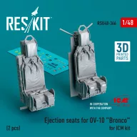   ResKit Models Ejection seats for OV-10 Bronco (2 pcs) for ICM kit (3D Printed) 1:48 (RSU48-0366)