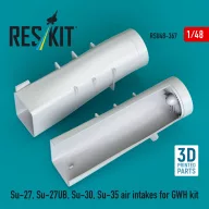   ResKit Models Su-27, Su-27UB,30,35 air intakes for GWH kit (3D Printed) 1:48 (RSU48-0367)
