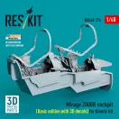 ResKit Models Mirage 2000B cockpit (Basic edition with 3D decals) for Kinetic kit (3D Printed) 1:48 (RSU48-0374)