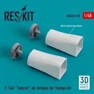   ResKit Models F-14A Tomcat air intakes for Tamiya kit (3D Printed) 1:48 (RSU48-0378)