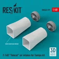   ResKit Models F-14D Tomcat air intakes for Tamiya kit (3D Printed) 1:48 (RSU48-0379)