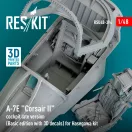 ResKit Models A-7E Corsair II cockpit late version (Basic edition with 3D decals) for Hasegawa kit (3D Printed) 1:48 (RSU48-0394)