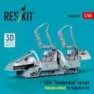 ResKit Models F-105G Thunderchief cockpit (Detailed edition) for HobbyBoss kit (3D Printed) 1:48 (RSU48-0399)