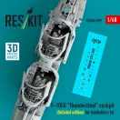 ResKit Models F-105G Thunderchief cockpit (Detailed edition) for HobbyBoss kit (3D Printed) 1:48 (RSU48-0399)