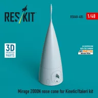  ResKit Models Mirage 2000N nose cone for Kinetic/Italeri kit (3D Printed) 1:48 (RSU48-0405)