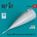 ResKit Models Mirage 2000N nose cone for Kinetic/Italeri kit (3D Printed) 1:48 (RSU48-0405)