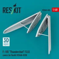   ResKit Models F-105 Thunderchief F.O.D. covers for ResKit RSU48-0338 (3D Printed) 1:48 (RSU48-0406)