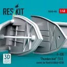 ResKit Models F-105 Thunderchief F.O.D. covers for ResKit RSU48-0338 (3D Printed) 1:48 (RSU48-0406)