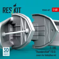   ResKit Models F-105 Thunderchief F.O.D. covers for HobbyBoss kit (3D Printed) 1:48 (RSU48-0407)