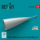 ResKit Models Mirage 2000B nose cone for Kinetic/Italeri kit (3D Printed) 1:48 (RSU48-0408)